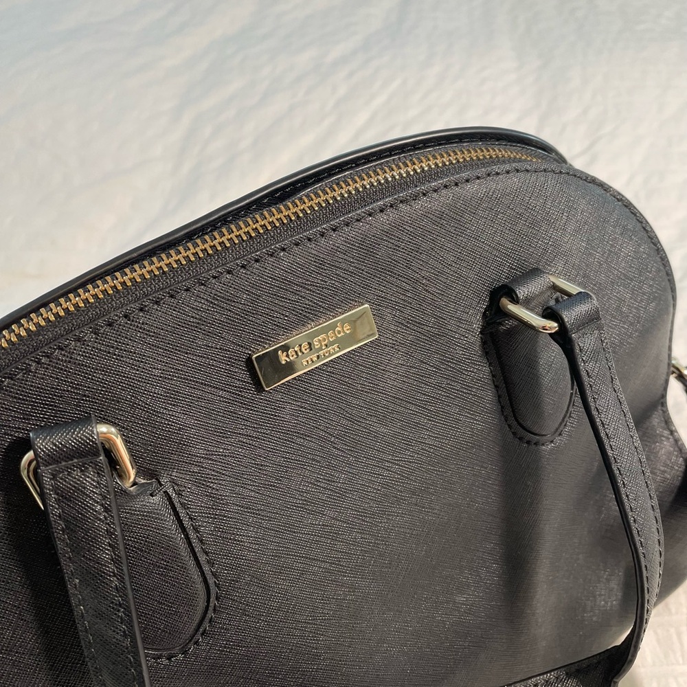 Kate Spade Reiley Laurel Way Black Satchel Purse - Picture 8 of 16